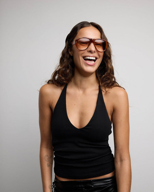 Austin / Maple Tortoise & Amber Gradient Lens - Shade Files